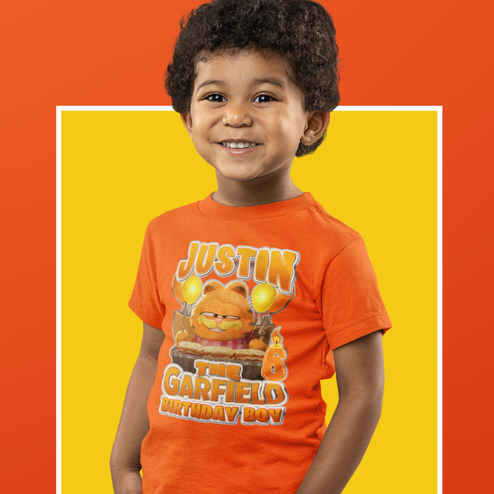 Garfield Birthday Boy Family Matching Shirts - Wilson Design Group