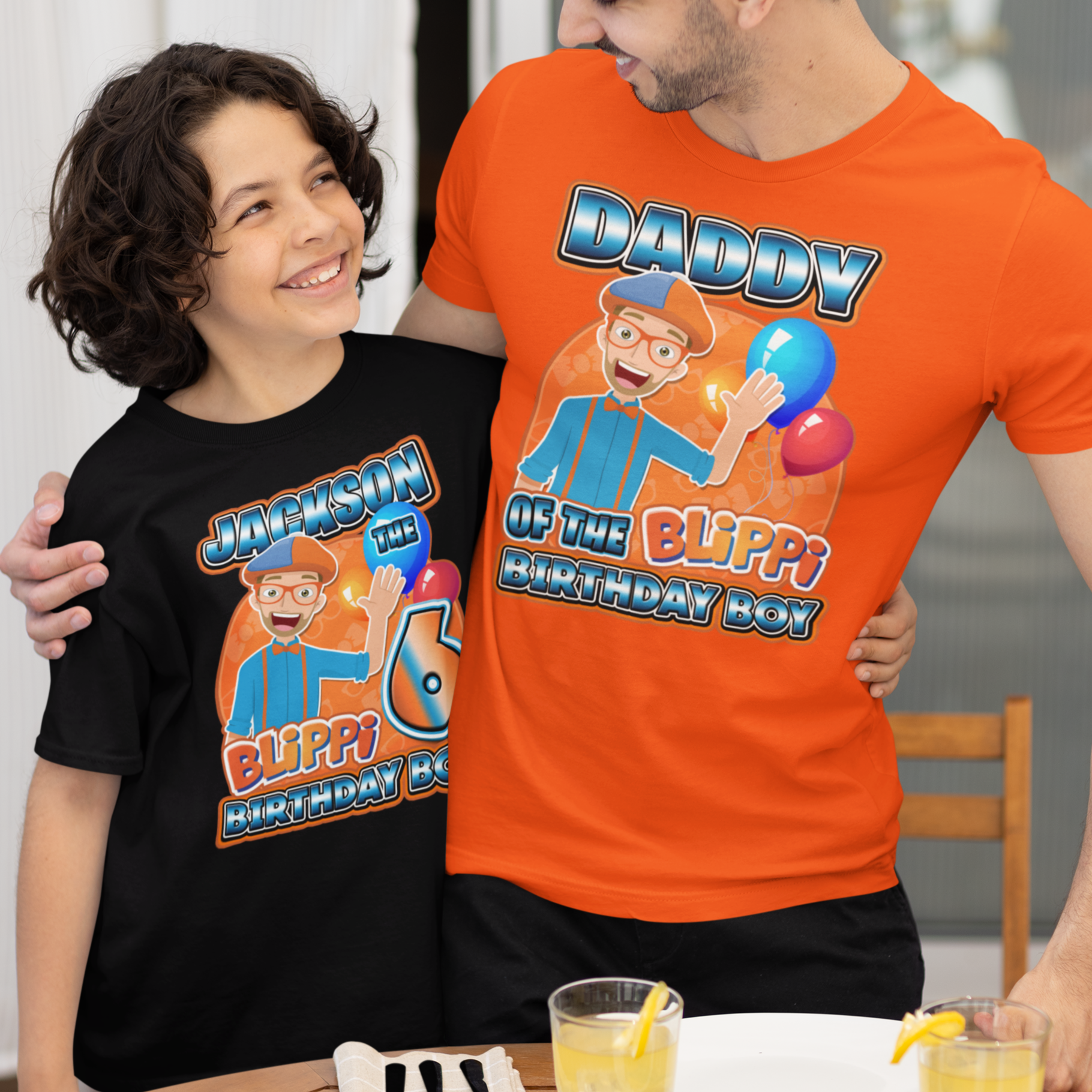 Personalized Blippi Birthday Boy Shirt, Blippi birthday shirts for family - Wilson Design Group