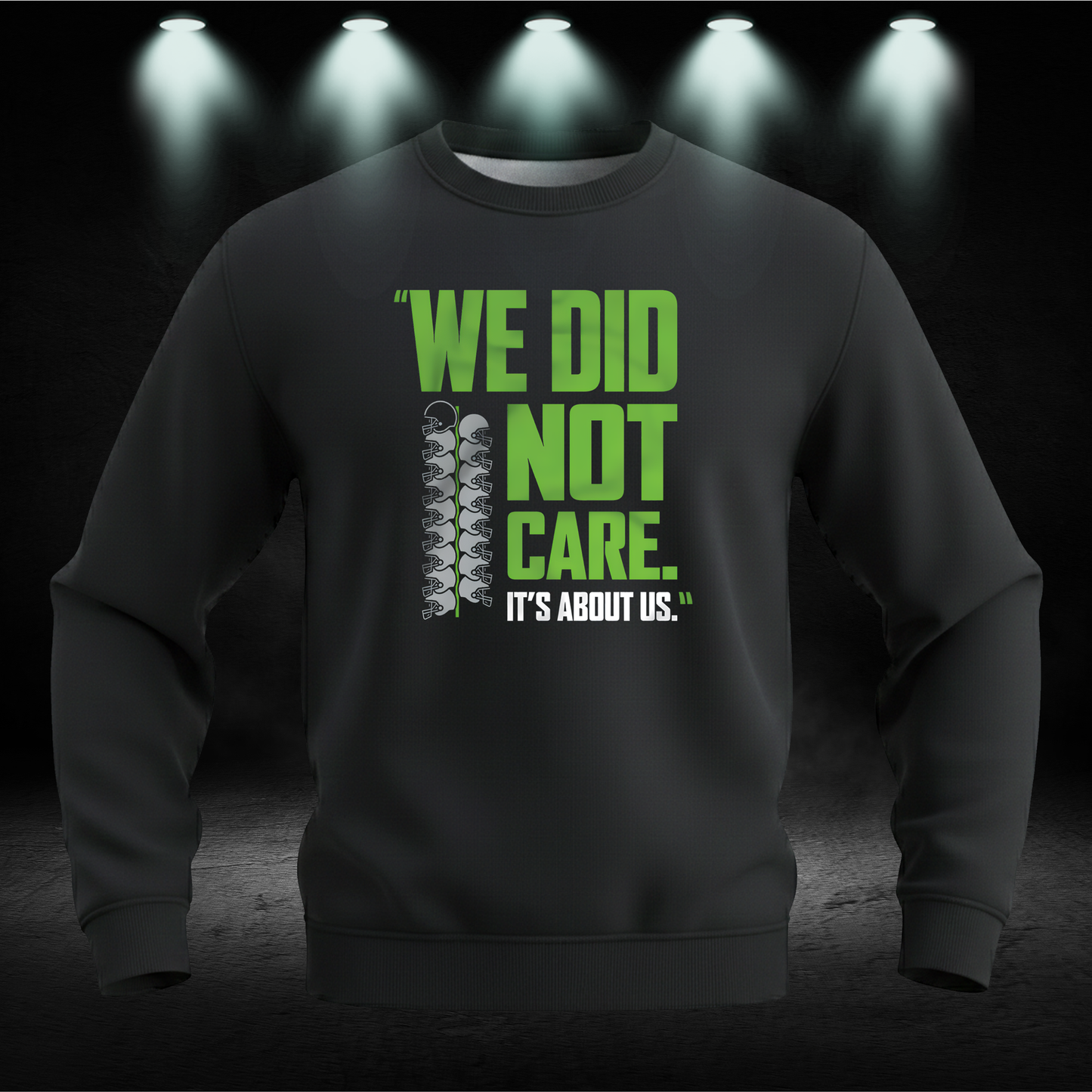 We Did Not Care Shirt - Seattle Football Game Day Tee - Funny Mike Macdonald Quote Shirt - Vintage Seattle Fan Gear - Trendy Hawks Football T-Shirt