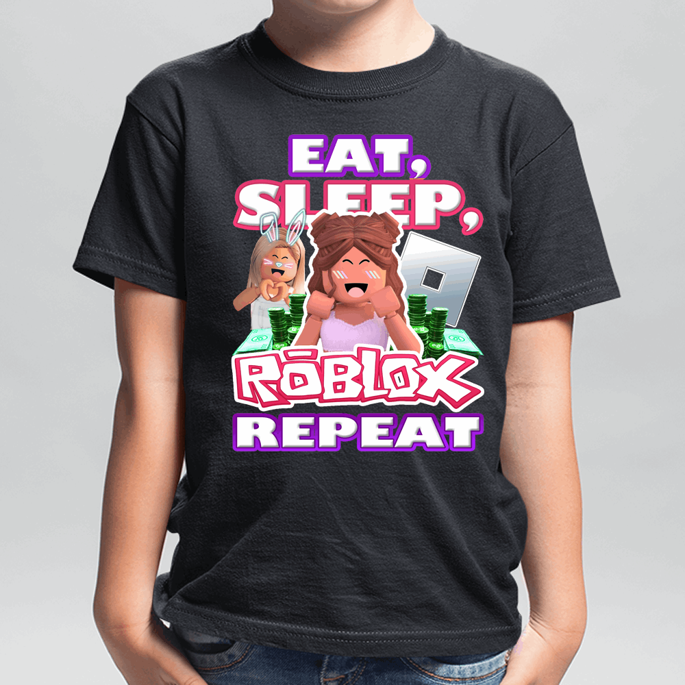 Eat, Sleep, Roblox Repeat Roblox Shirt for Grirls - Wilson Design Group