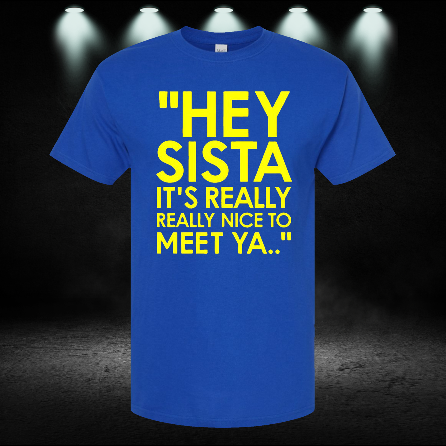 Hey Sista It's Really Really Nice To Meet Ya Shirt | American Boy Song Lyrics Tee