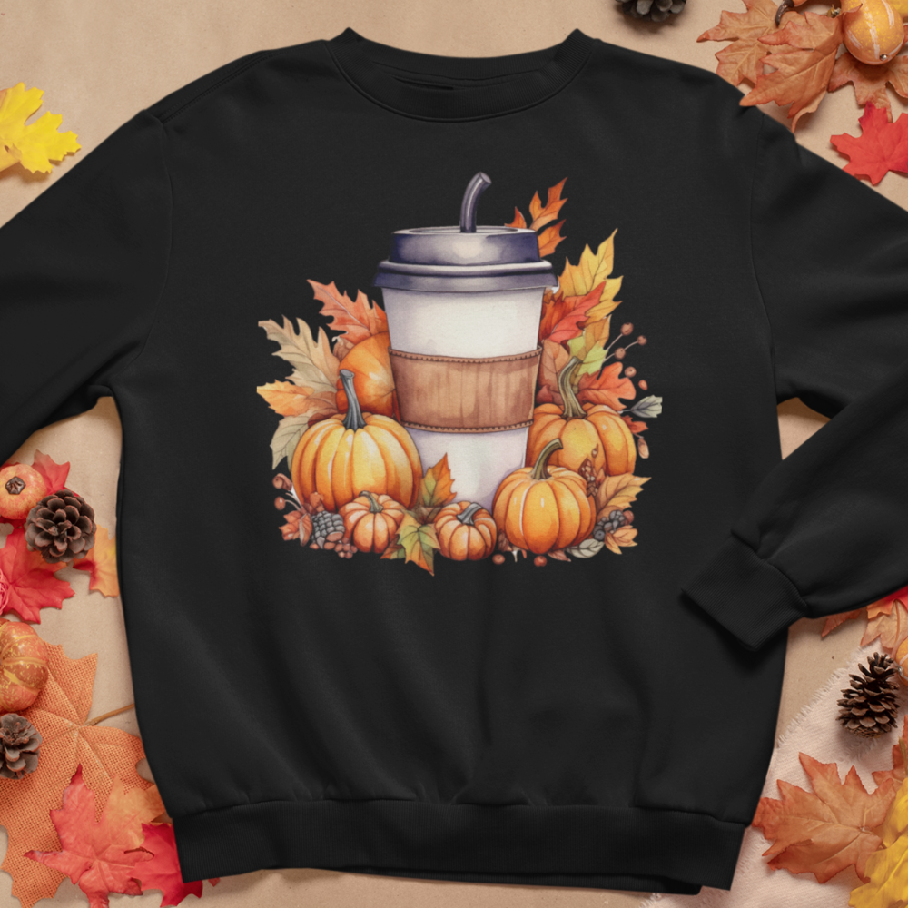 Pumkin Spice sweatshirt, Fall Sweatshirt - Wilson Design Group