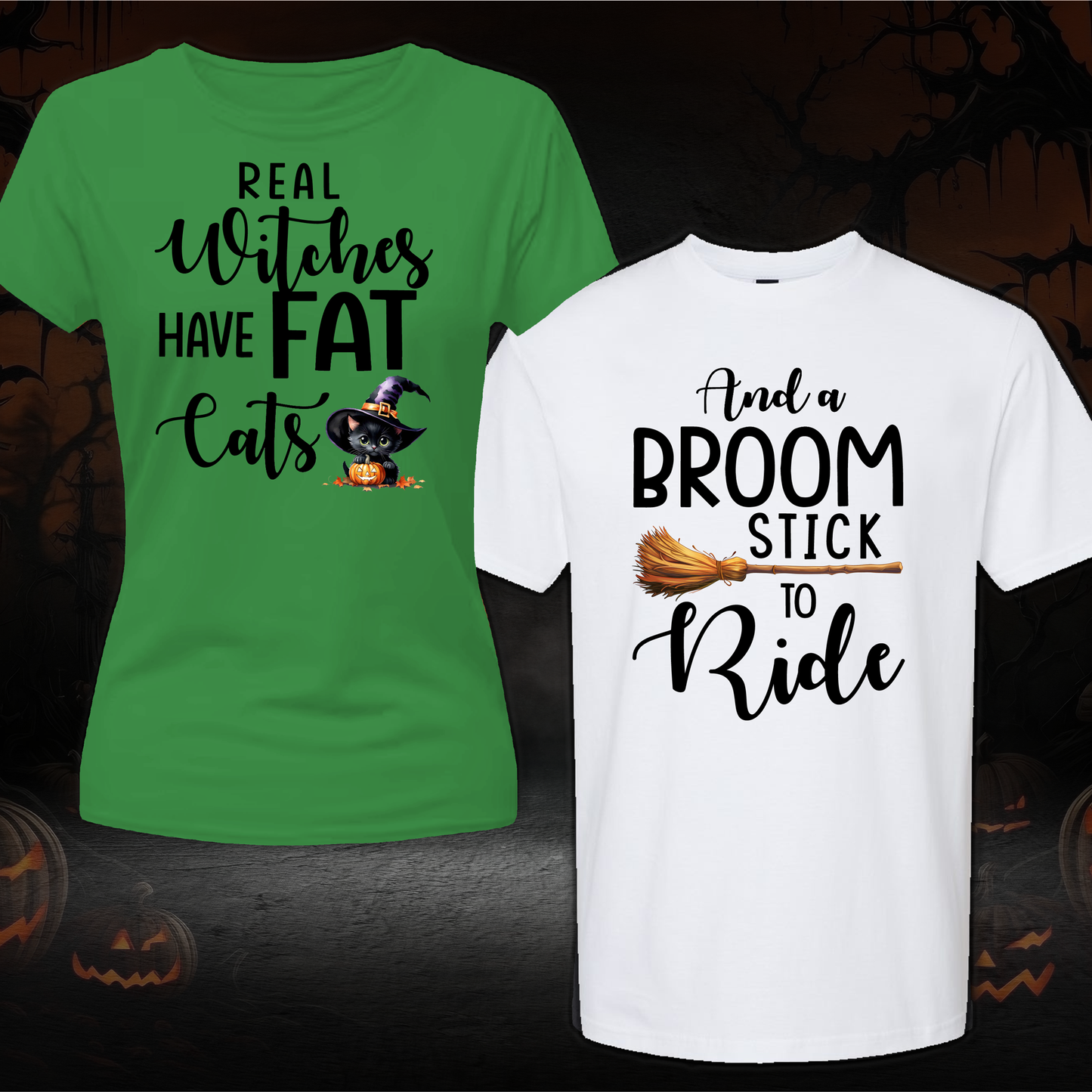 Matching Real Witch Halloween couples Shirts, halloween shirts women, cute funny halloween shirts