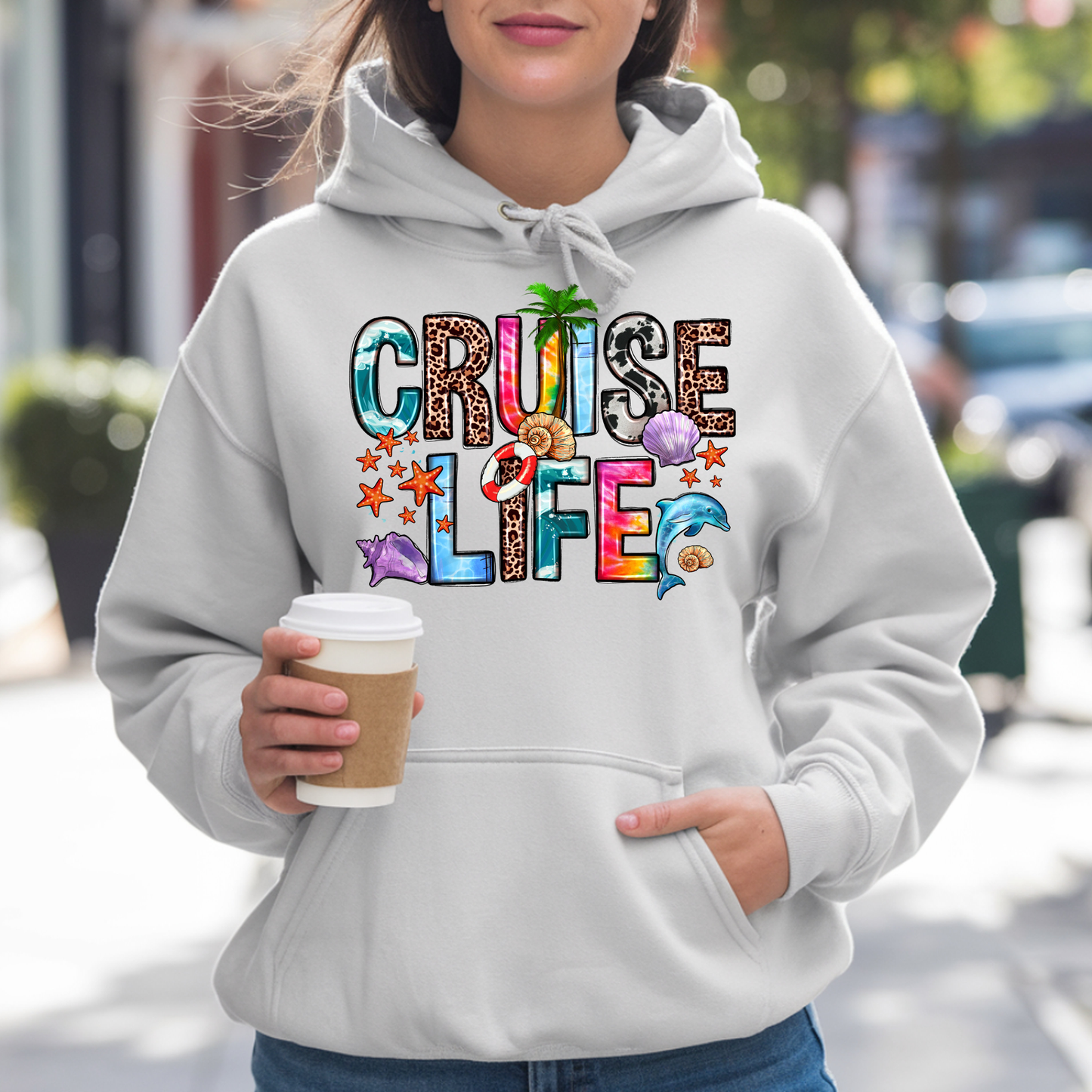 Cruise Life Summer Graphic T-Shirt, Fashion Short Sleeve, Vacation Shirt Graphic T-Shirt