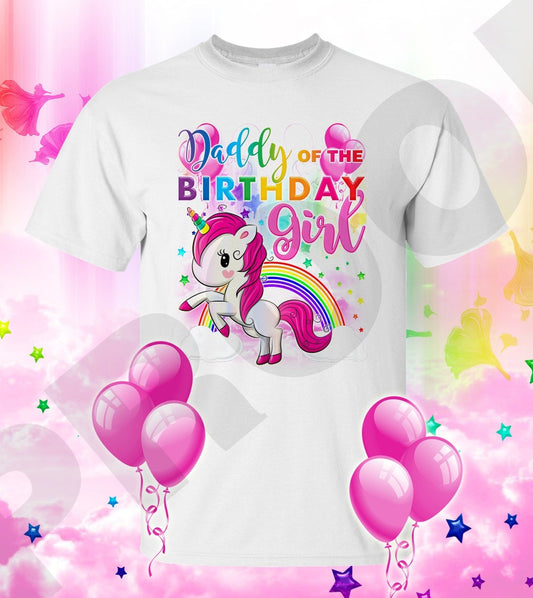 Unicorn Birthday Party Shirts,  birthday shirts for family - Wilson Design Group
