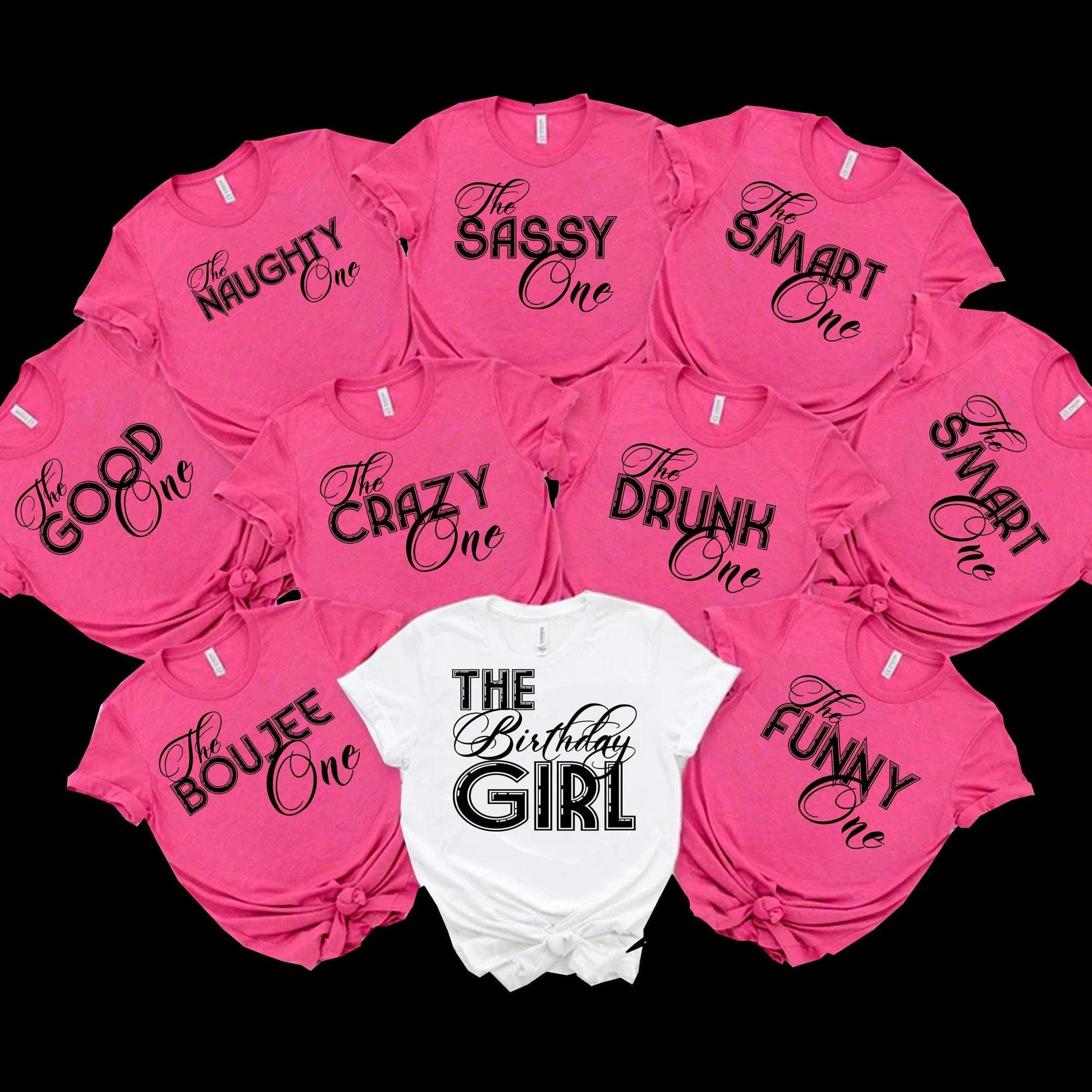 Birthday Party Shirts, Birthday Girl, Birthday Entourage, birthday squad shirts Small Unisex Adult