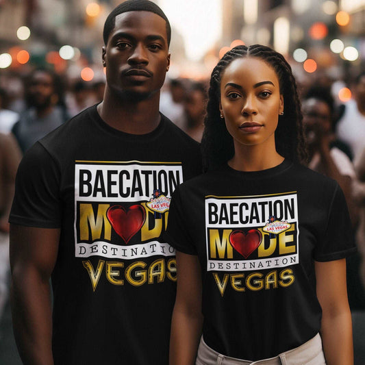 BaeCation Mode Vegas Shirt, Couple Las Vegas Baecation tshirts - Wilson Design Group