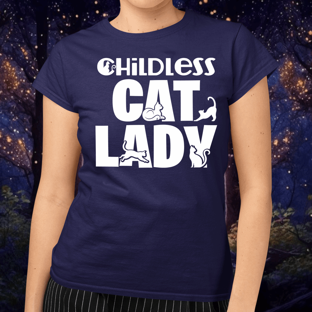 Childless Cat Lady Shirt, Childless Cat Lady Sweatshirt, Cat Lover Shirt - Wilson Design Group