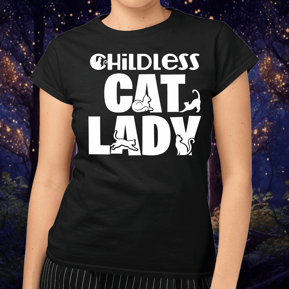 Childless Cat Lady Shirt, Childless Cat Lady Sweatshirt, Cat Lover Shirt - Wilson Design Group