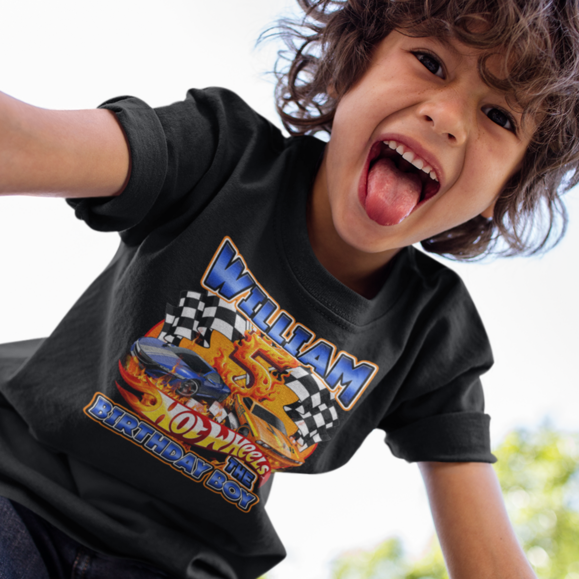 Personalized The Hot Wheels Birthday Boy Shirt, Hot Wheels birthday shirts for family - Wilson Design Group