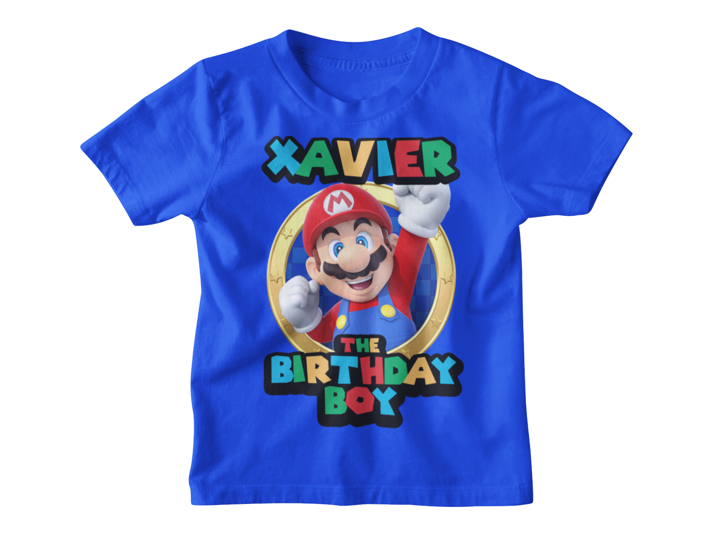 Super Mario Family Birthday Shirts, Matching Birthday Party Tees, Custom Mario Character Family Crew, Personalized Birthday Shirt, Mario Tee