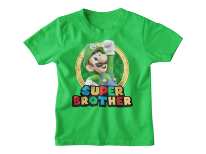 Super Mario Family Birthday Shirts, Matching Birthday Party Tees, Custom Mario Character Family Crew, Personalized Birthday Shirt, Mario Tee