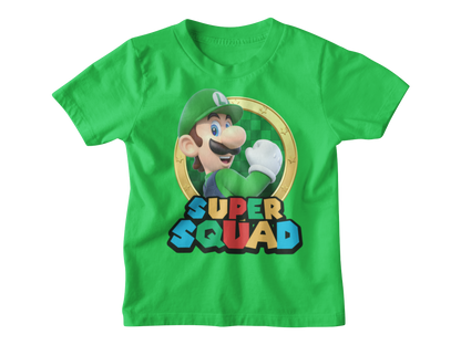 Super Mario Family Birthday Shirts, Matching Birthday Party Tees, Custom Mario Character Family Crew, Personalized Birthday Shirt, Mario Tee