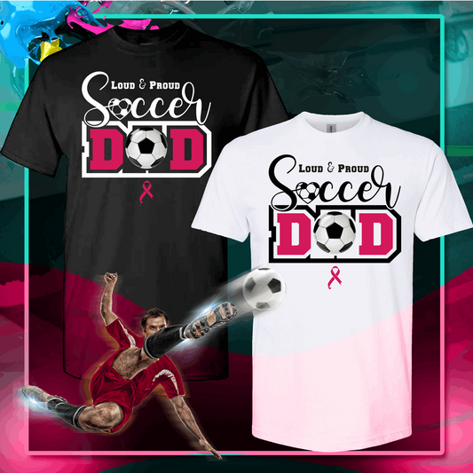 Breast cancer awareness soccer dad shirt, soccer dad t shirt, soccer shirts for dads - Wilson Design Group