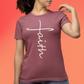 Faith Cross T Shirt, Bella Canvas Softstyle T-Shirt - Wilson Design Group