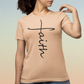 Faith Cross T Shirt, Bella Canvas Softstyle T-Shirt - Wilson Design Group