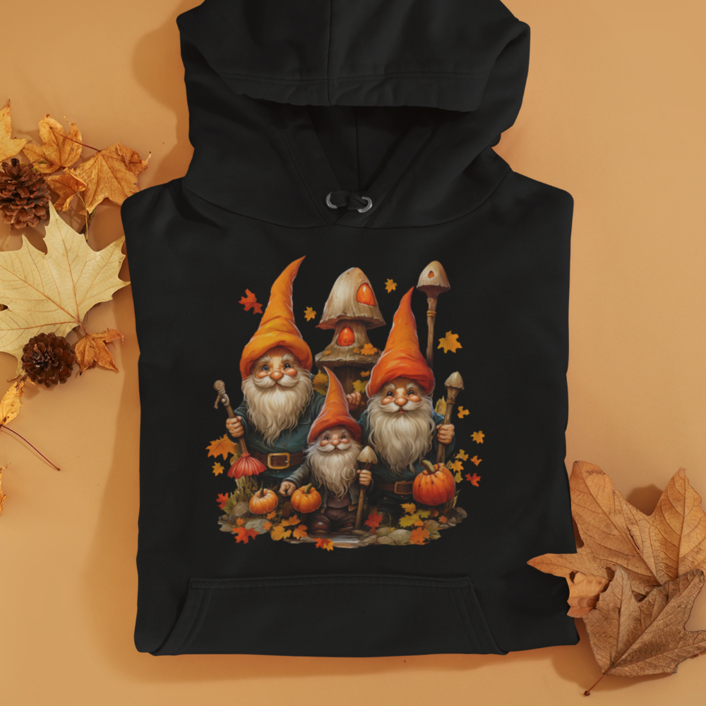Fall Gnome Pumpkin sweatshirt / Hoodie, Fall Autumn Sweatshirt - Wilson Design Group