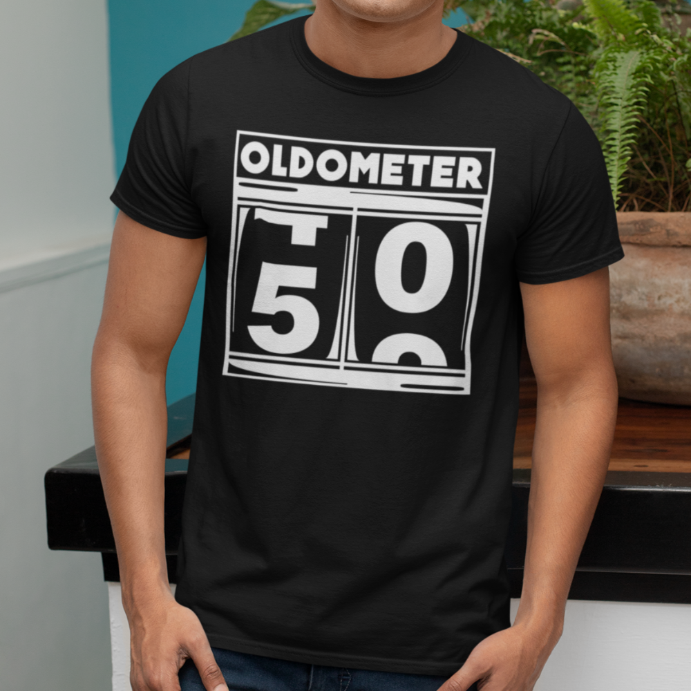 Oldometer shirt, Oldometer 50 shirt, birthday shirt - Wilson Design Group