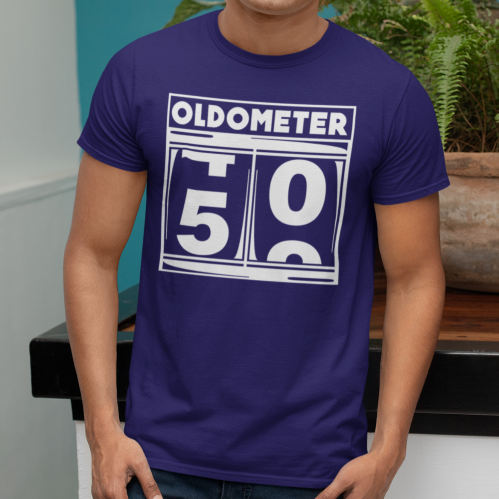 Oldometer shirt, Oldometer 50 shirt, birthday shirt - Wilson Design Group