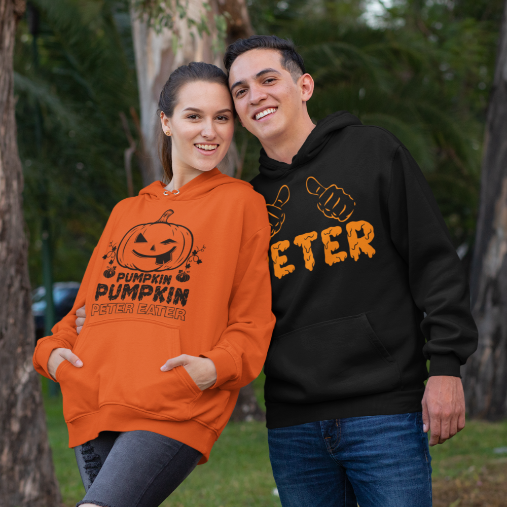 Peter Peter Pumpkin eater halloween couple shirt - Wilson Design Group
