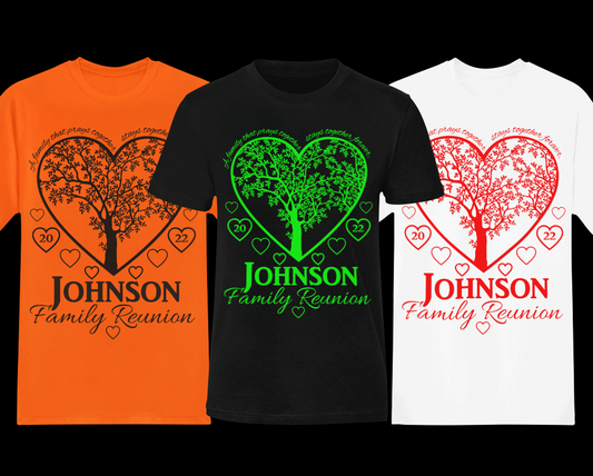 A family that prays together family reunion shirt, customized family reunion t shirts, religious family shirts - Wilson Design Group