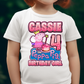 Peppa Pig Birthday Girl Family Party Shirts, Peppa Pig birthday girl shirt - Wilson Design Group