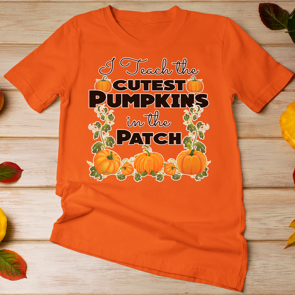 I teach the cutest pumpkins in the patch shirt, teacher halloween shirt - Wilson Design Group