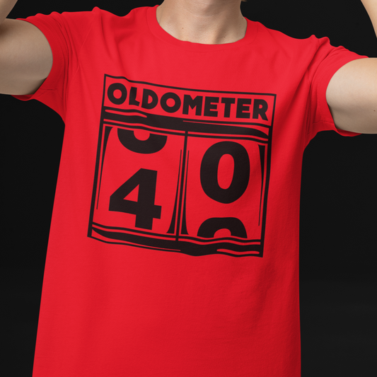 Oldometer shirt, Oldometer 40 shirt, birthday shirt - Wilson Design Group