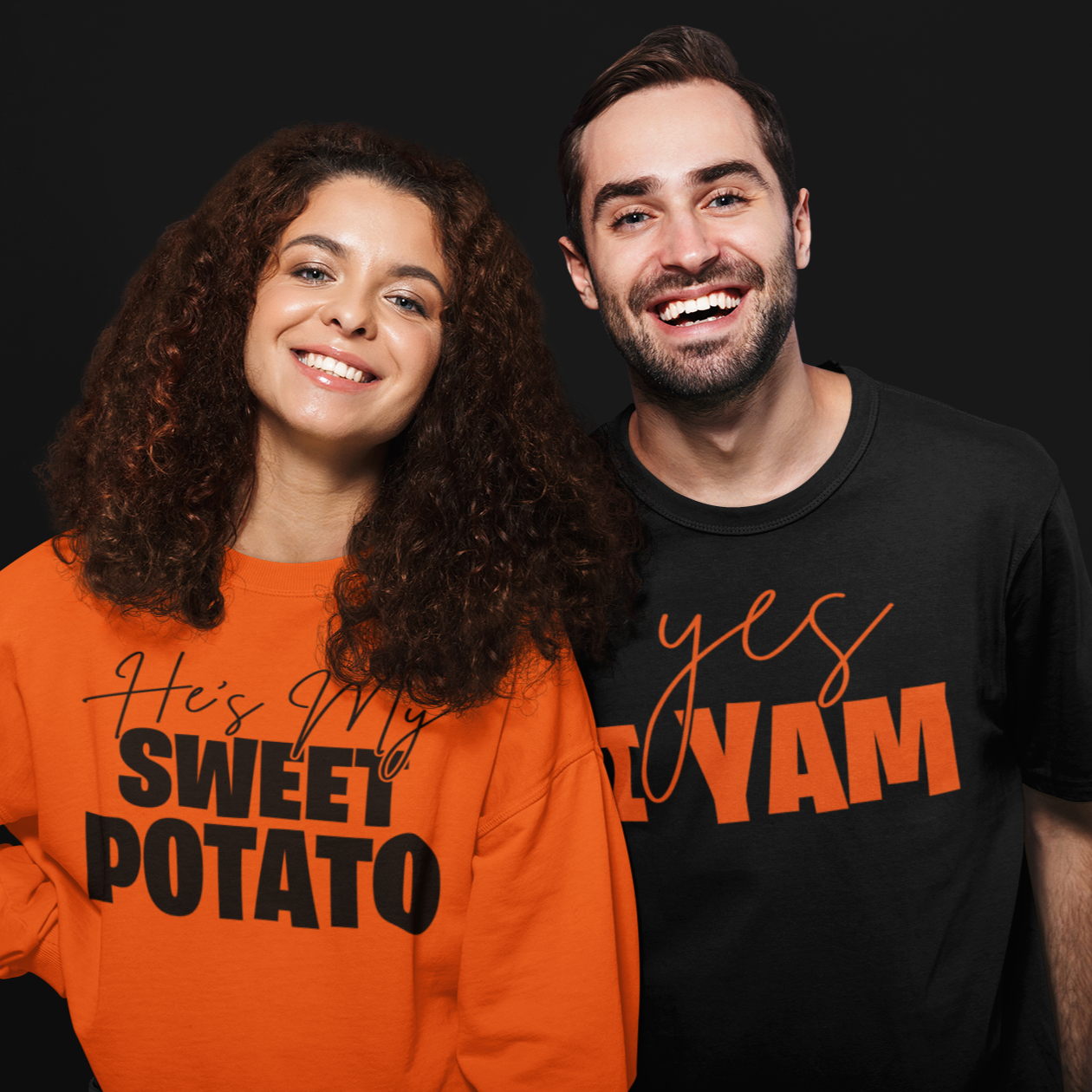He's my sweet potato I yam shirts, thanksgiving shirts for couples, couple thanksgiving shirt, thanksgiving couple shirts - Wilson Design Group
