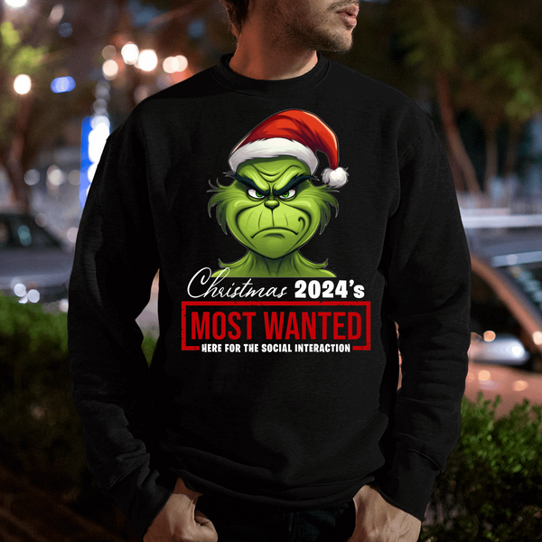 Most wanted The Grinch t shirt/ sweatshirt, matching Grinch Christmas shirts, funny Christmas shirts - Wilson Design Group