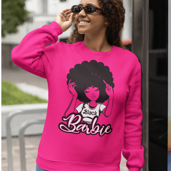 Black barbie Sweatshirt, hoodie, barbie shirts, black history month shirts - Wilson Design Group
