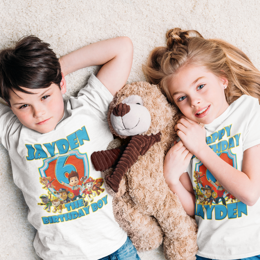 Paw Patrol Birthday Boy Family Matching Shirts - Wilson Design Group