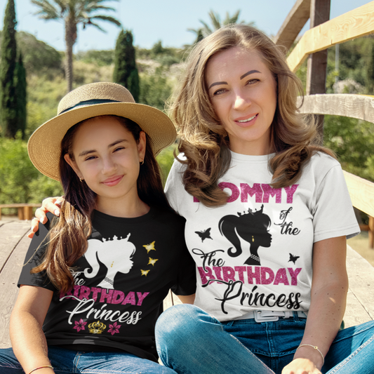 The Birthday Princess shirt Birthday Party Shirts,  birthday shirts for family - Wilson Design Group