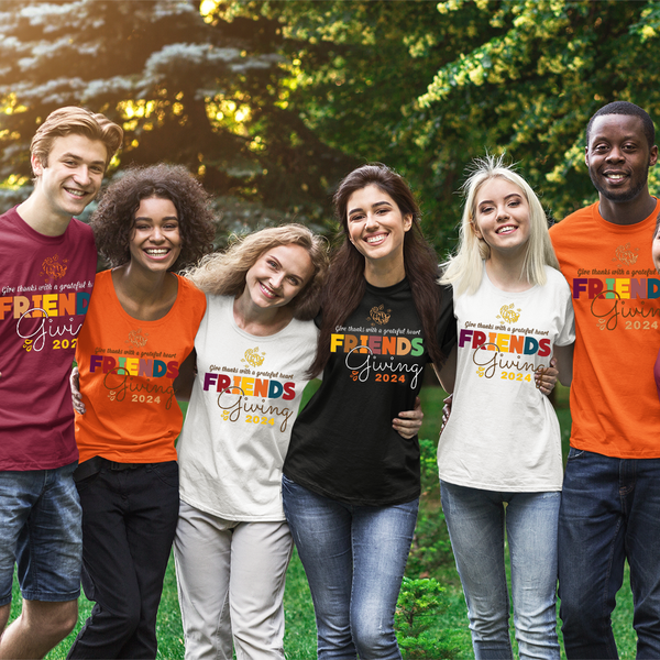 Friendsgiving Shirt, Friendsgiving 2024, Thankful Shirt, Thanksgiving Day Sweatshirt - Wilson Design Group