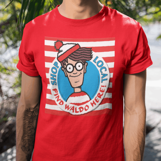 Book Character Red and White Shirt, Where's Waldo Shirt - Wilson Design Group