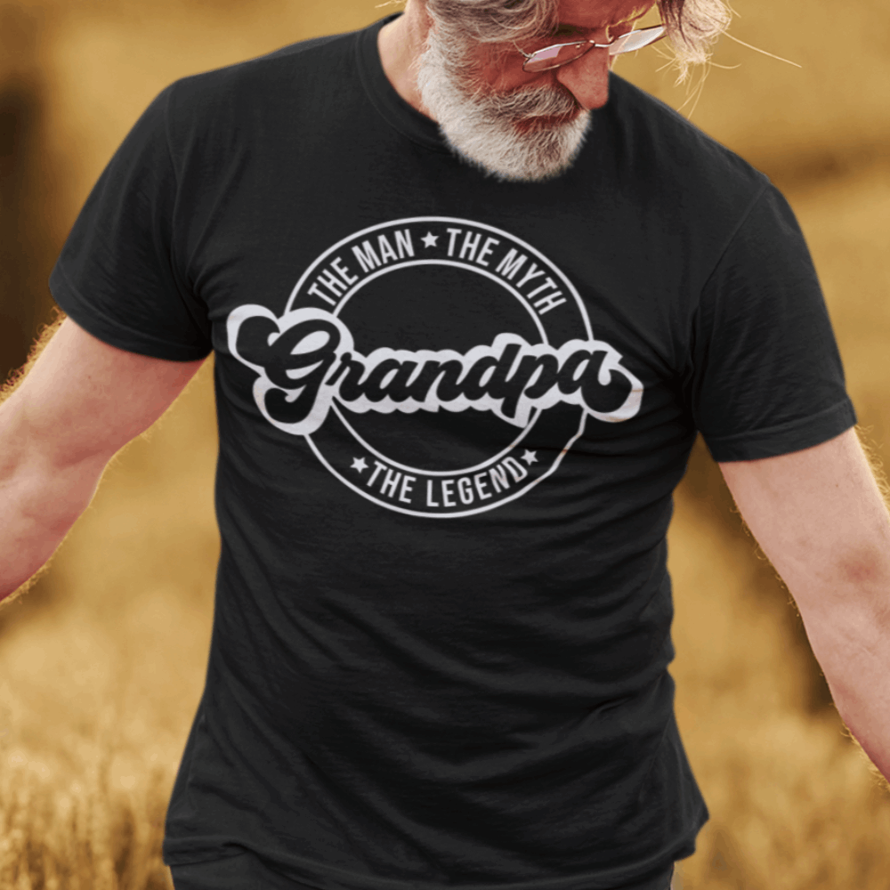 Grandpa The Man, The Myth, The Legend shirt, Father's day shirt - Wilson Design Group