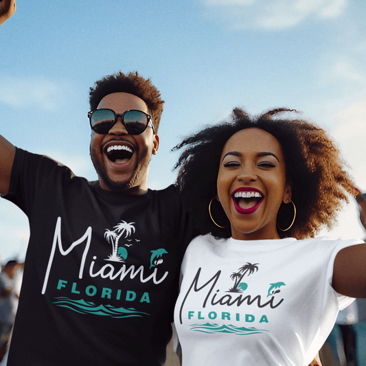 Miami Florida shirt with Palm Trees, Miami Florida T-Shirt