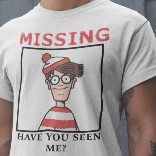 Red and White Striped Shirt Character Shirt, Where's Waldo Shirt - Wilson Design Group