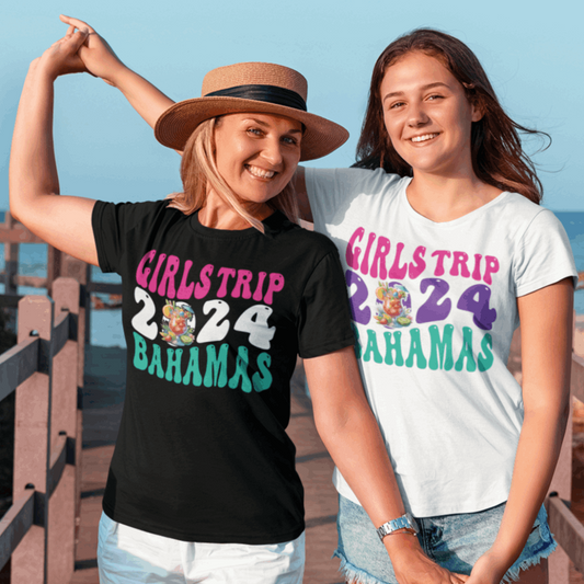 Girl's Trip Matching Bahamas shirts, matching girls Bahamas Shirt