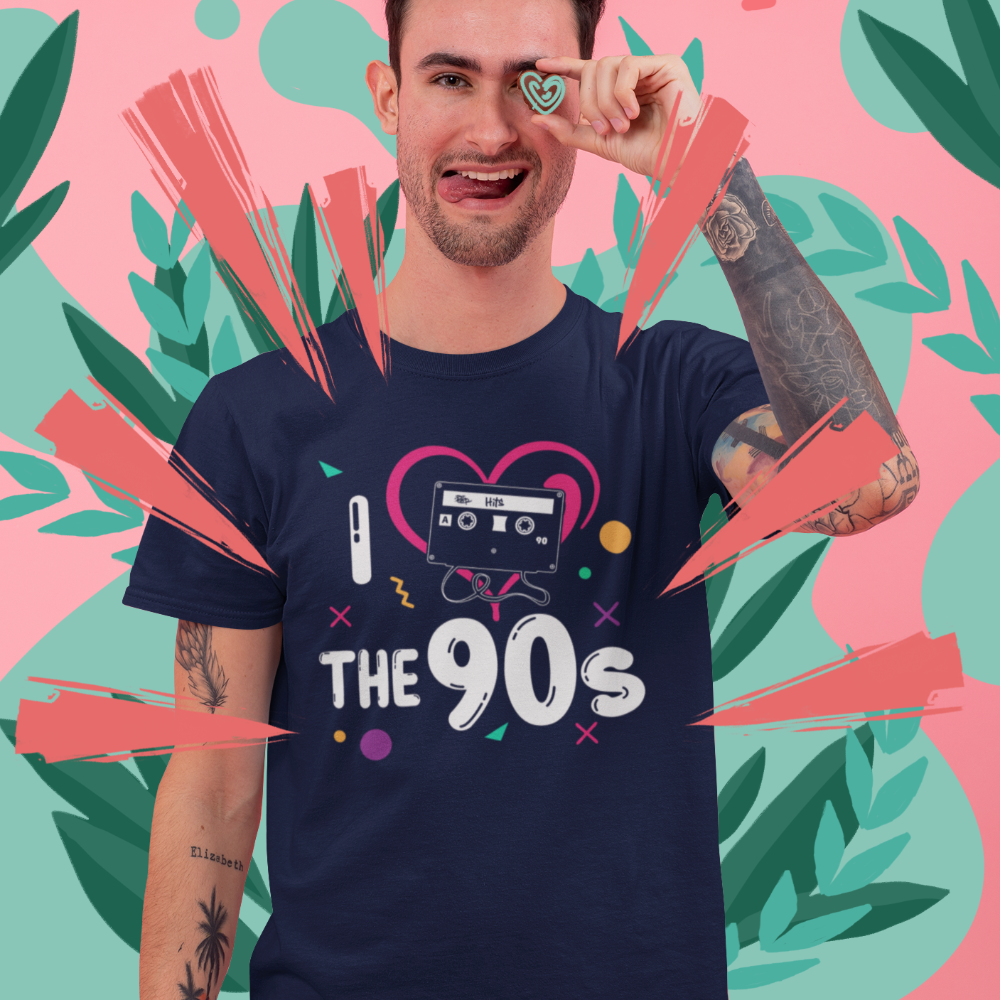 I Love the 90s Retro 90s fashion t shirt - Wilson Design Group