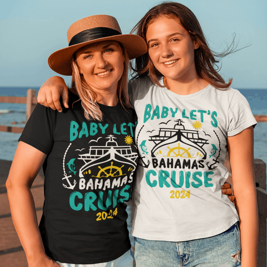 Baby Let's Cruise Matching Bahamas shirts, matching couple Bahamas Shirt