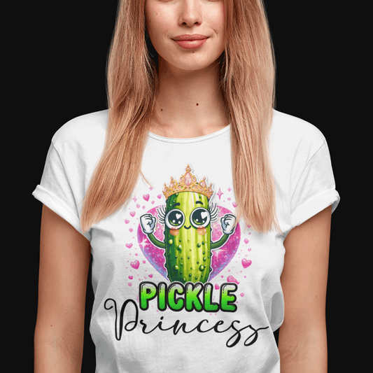 Pickle Princess Shirt, Pickle Princess Funny Pickle Cucumber Vegetarian Girls Women sweatshirt, hoodie - Wilson Design Group