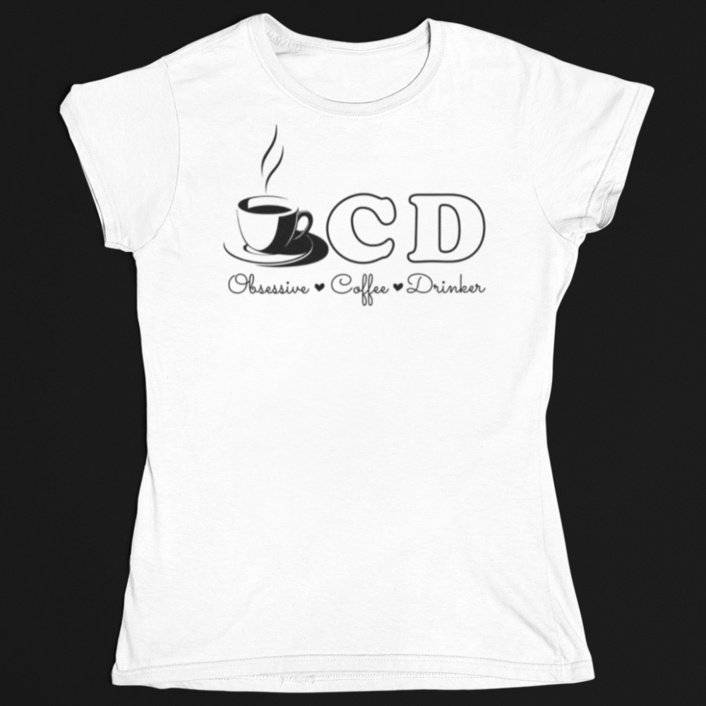 OCD Obsessive Coffee Drinker Shirt, Coffee Lover Bella Canvas Softstyle T-Shirt - Wilson Design Group