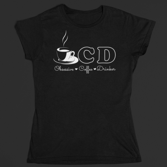 OCD Obsessive Coffee Drinker Shirt, Coffee Lover Bella Canvas Softstyle T-Shirt - Wilson Design Group