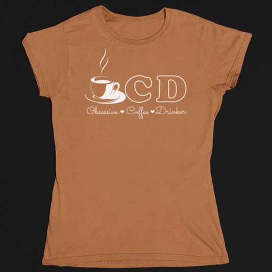 OCD Obsessive Coffee Drinker Shirt, Coffee Lover Bella Canvas Softstyle T-Shirt - Wilson Design Group