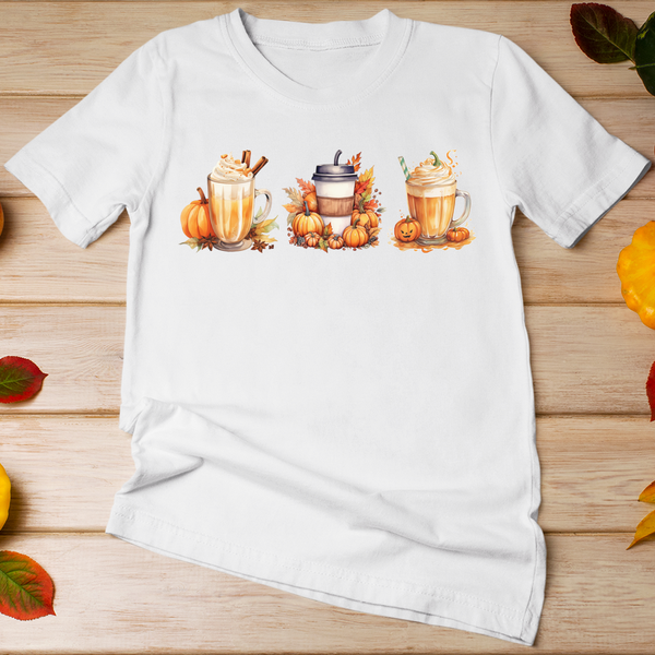 Pumkin Spice tshirt , Pumkin Spice Latte, Iced Latte Fall tshirt - Wilson Design Group
