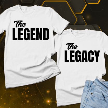 Father Son Matching Shirts, Fathers Day Gift from Child, The Legend Father Shirt