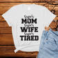 Super mom, super wife, super tired  t shirt, Mom shirt, wife tshirt, Birthday Gift for Mom, New Mom Gift, Mothers Day gift - Wilson Design Group