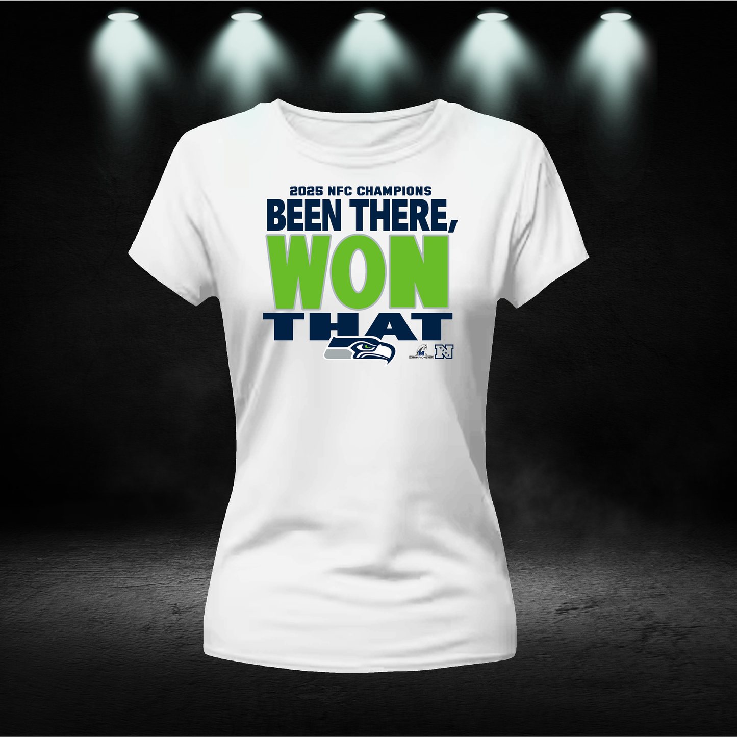 Seahawks NFC Champions Shirt | Seattle Football Championship Hoodie | 12s Victory Crewneck Sweatshirt