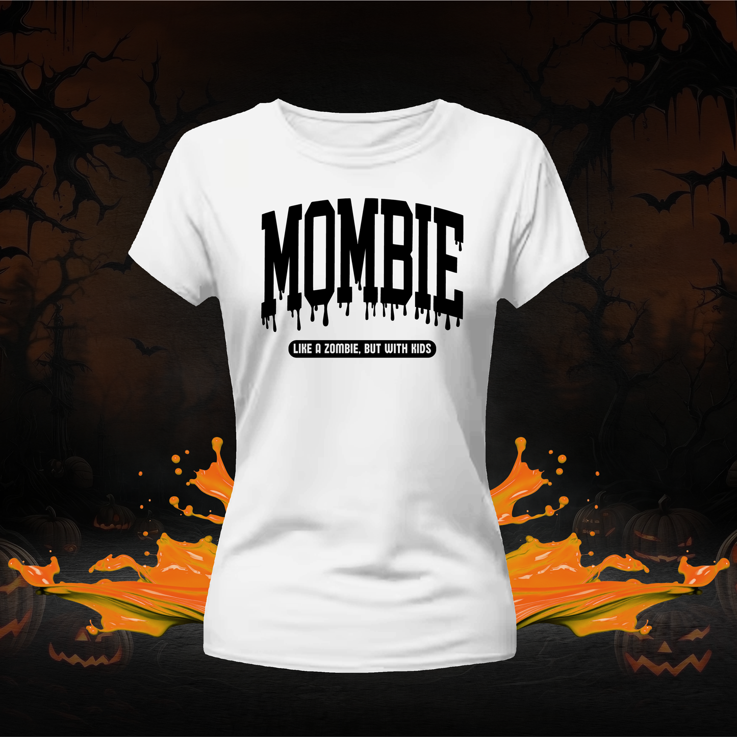 Mombie Halloween Shirt, Fall Sweater, Mom Halloween Shirt, halloween shirts women, cute halloween shirt